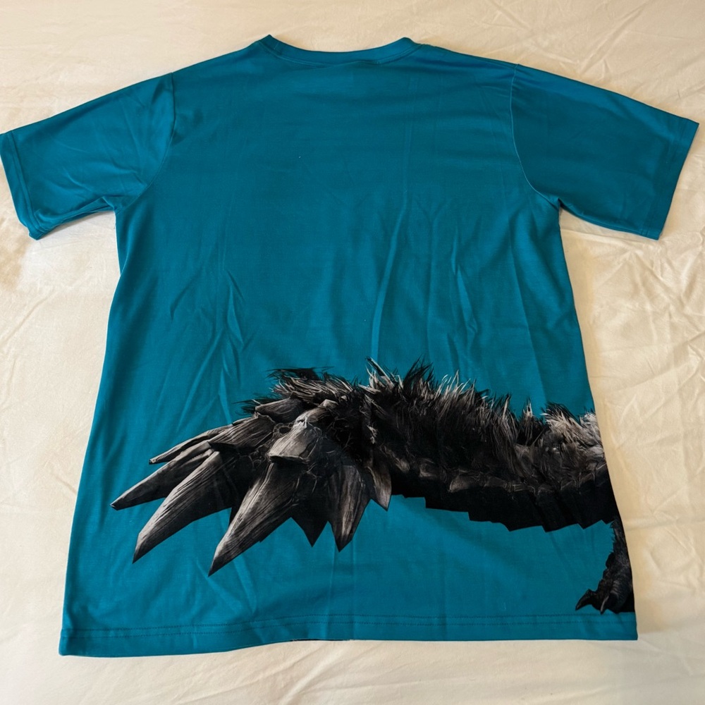 5 cotton T shirt XL Teal Graphic T-Shirt with Design limited edition